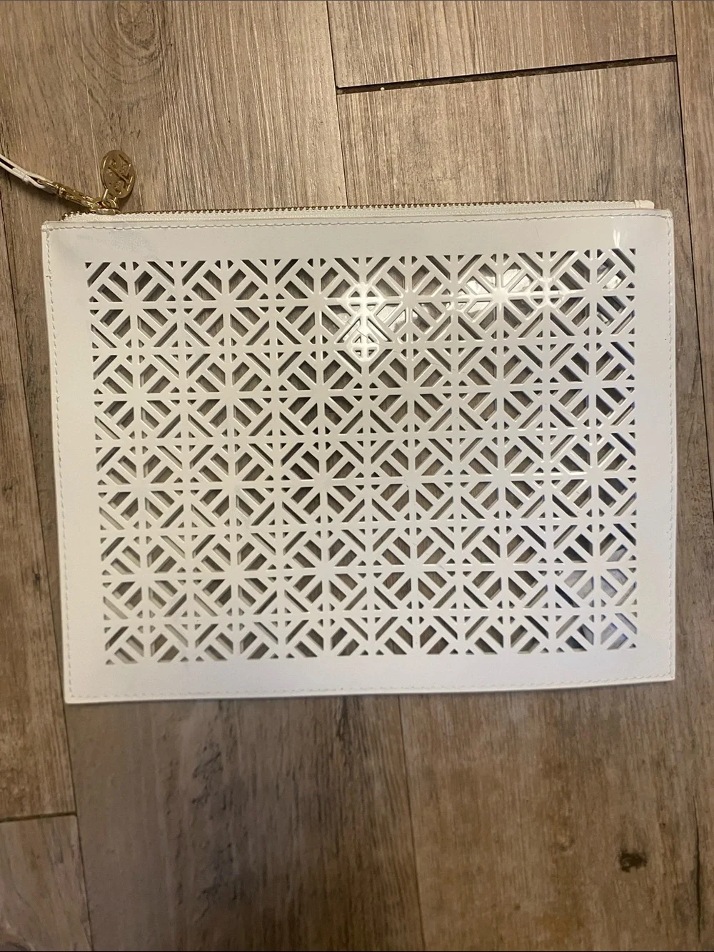 Tory Burch white laser